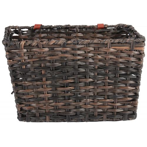 Braided bicycle basket large