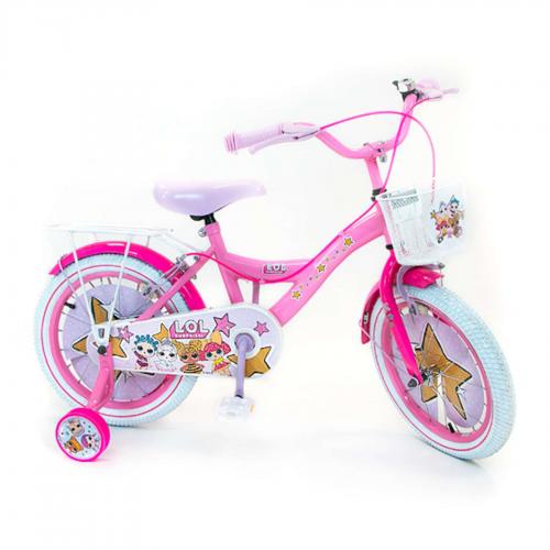 LOL Surprise Children's Bicycle - Girls - 16 inch - Pink - 2 hand brakes