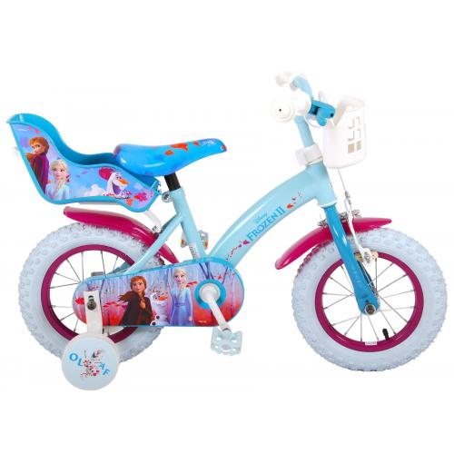 Disney Frozen 2 Children's Bicycle - Girls - 12 inch - Blue / Purple