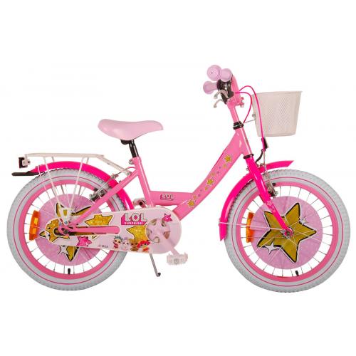 LOL Surprise Children's Bicycle - Girls - 18 inch - Pink - two hand brakes