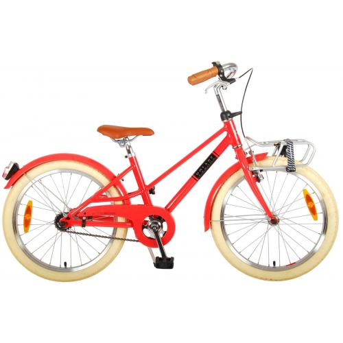 Volare Melody Children's bicycle - Girls - 20 inch - Coral red - Prime Collection