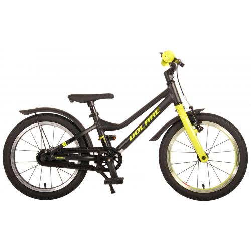 Volare Blaster Children Bicycle - Boys - 16 inch  - Black Green - Prime Collection
