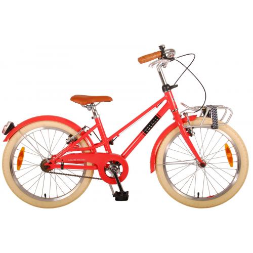 Volare Melody Children's bicycle - Girls - 20 inch - Coral red - two handbrakes - Prime Collection