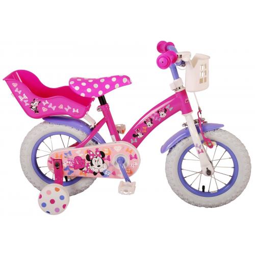 Disney Minnie Cutest Ever! Children's Bicycle - Girls - 12 inch - Pink