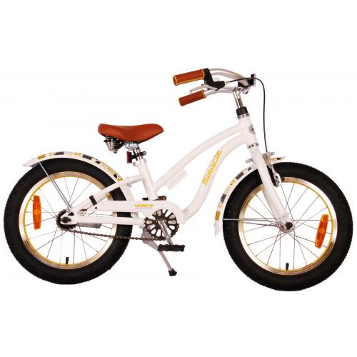 Volare Miracle Cruiser children's bike - Girls - 16 inch - White - Prime Collection