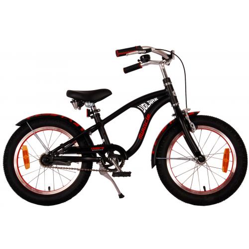 Volare Miracle Cruiser Children's Bike - Boys - 16 inch - Matt Black - Prime Collection