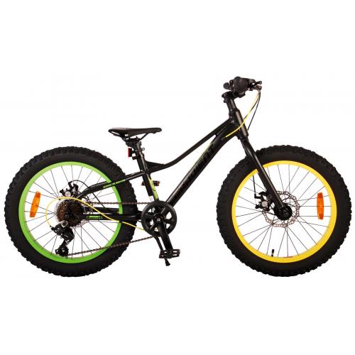 Volare Gradient Children's Bicycle – Boys – 20 inch – Black Yellow Green – 6 speed – Prime Collection