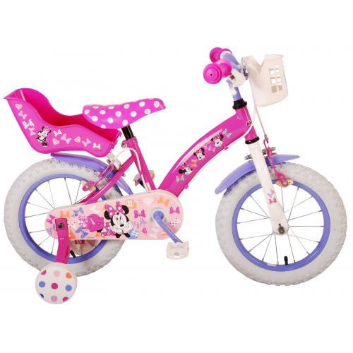 Disney Minnie Cutest Ever! - Children's bike - Girls - 14 inch - Pink - Two handbrakes