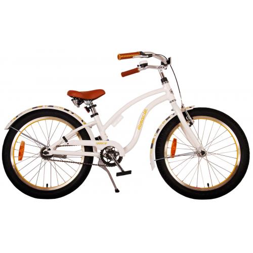 Volare Miracle Cruiser Children's Bicycle - Girls - 20 inch - White - Prime Collection