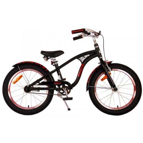 Volare Miracle Cruiser Children's Bicycle - Boys - 18 inch - Matt Black - Prime Collection