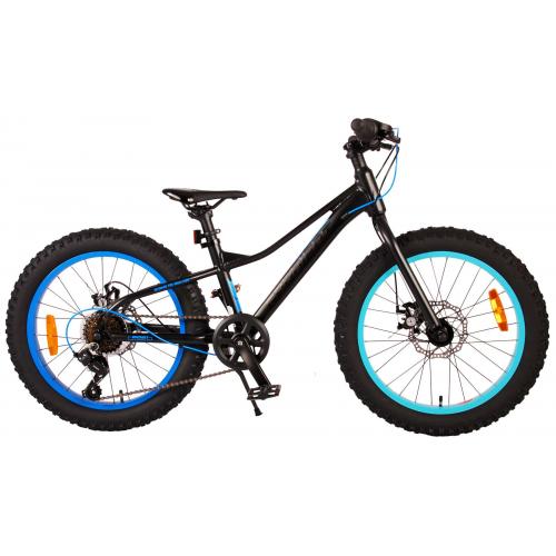 Volare Gradient Children's Bicycle – Boys – 20 inch – Black Blue Aqua – 6 speed – Prime Collection