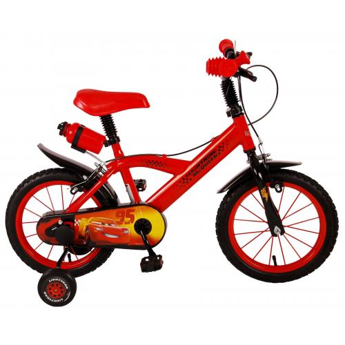 Disney Cars Children's Bicycle - Boys - 14 inch - Red - 2 handbrakes