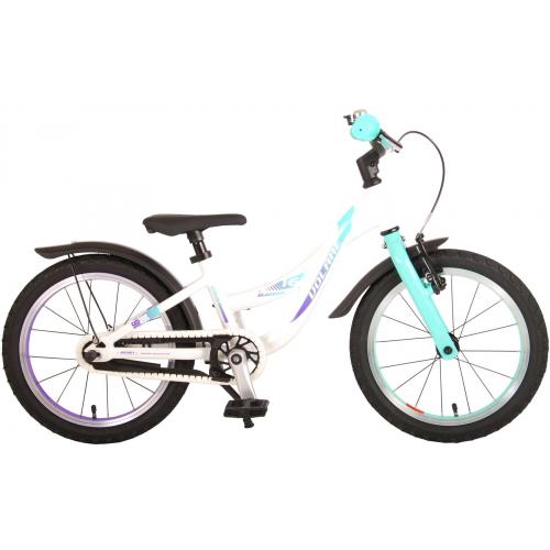 Volare Glamour Children's Bicycle - Girls - 16 inch - Pearl Mint Green - Prime Collection