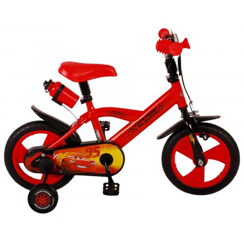 Disney Cars Children's Bicycle - Boys - 12 inch - Red - Reverse pedal system