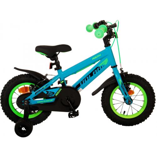 Volare Rocky Children's Bicycle - Boys - 12 inch - Green - Two handbrakes