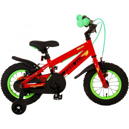 Volare Rocky Kinderfiets - Jongens - 12 inch - Rood - Twee handremmen