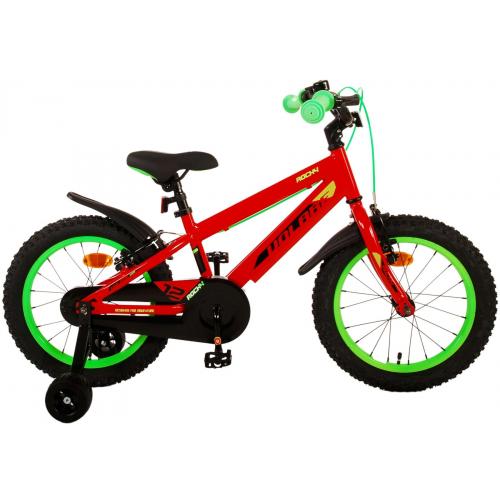 Volare Rocky Children's Bicycle - Boys - 16 inch - Red - Two handbrakes