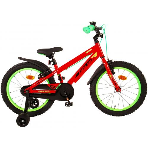 Volare Rocky children's bike - boys - 18 inch - Red - Two hand brakes