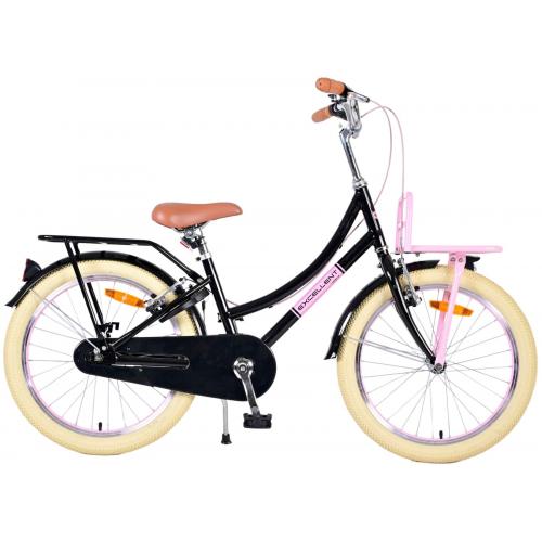 Volare Excellent Children's bike - Girls - 20 inch - Black - Two handbrakes