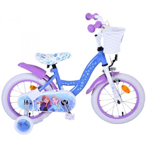 Disney Frozen 2 Children's Bicycle - Girls - 14 inch - Blue / Purple