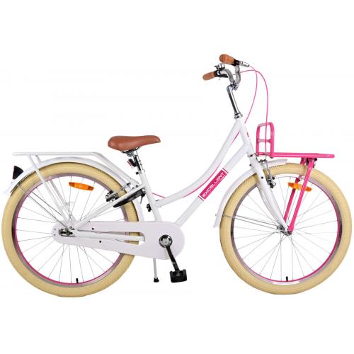 Volare Excellent Children's bike - Girls - 24 inch - White - Two hand brakes