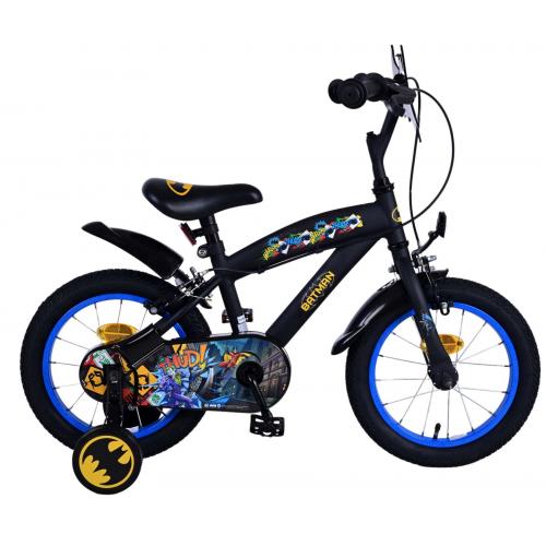 Batman Kids Bike - Boys - 14 inch - Black - Two hand brakes