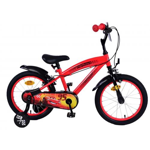 Disney Cars Children's Bicycle - Boys - 16 inch - Red - 2 handbrakes