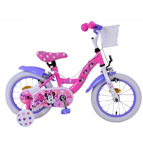 Disney Minnie Kids bike - Girls - 14 inch - Pink - Two hand brakes