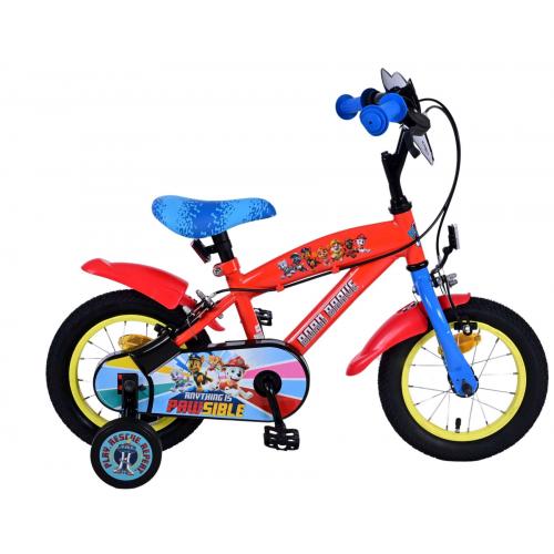 Paw Patrol Children's Bicycle - Boys - 12 inch - Blue - Two handbrakes