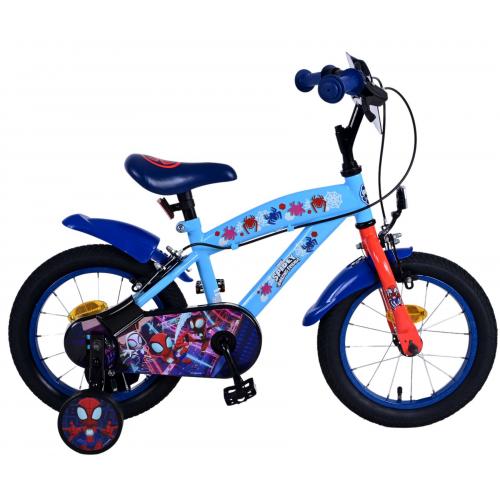 Spidey Kids bike - Boys - 14 inch - Blue - Two hand brakes