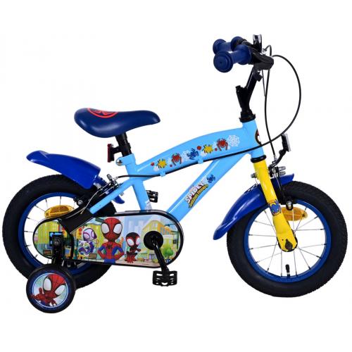 Spidey Children's bike - Boys - 12 inch - Blue - Two hand brakes