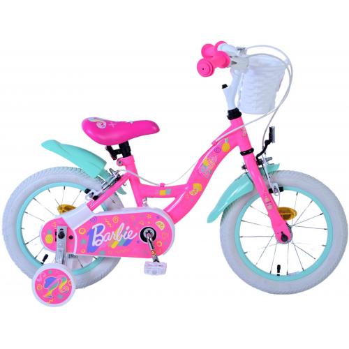 Barbie Children's bike - Girls - 14 inch - Pink - Two hand brakes