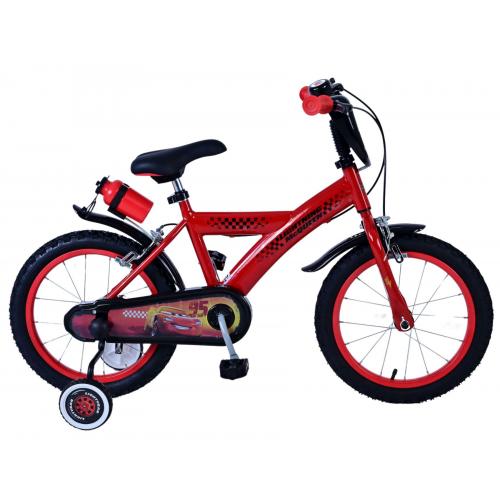 Cars Kinderfiets - Jongens - 16 inch - Rood - Twee handremmen