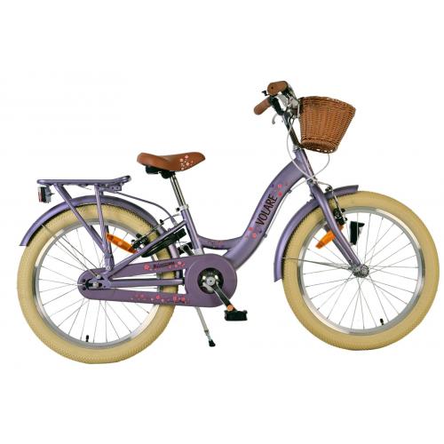 Volare Blossom Children's bike - Girls - 20 inch - Purple - Two hand brakes