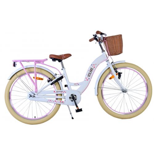 Volare Blossom Children's bike - Girls - 24 inch - White - Two hand brakes