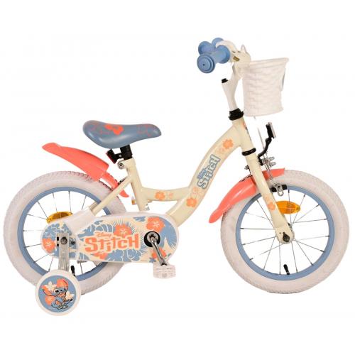 Disney Stitch Kids bike - Girls - 14 inch - Cream Coral Blue [CLONE]