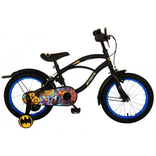Batman Children's Bicycle - Boys - 16 inch - Black - 2 handbrakes