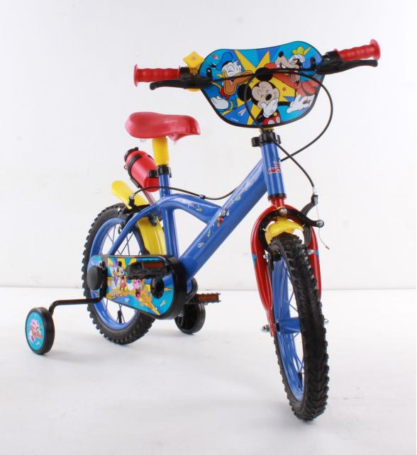 Disney Mickey Children's bike - Boys - 14 inch - Red Blue - Two Handbrakes