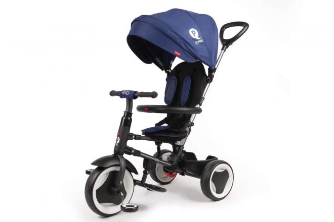 QPlay Tricycle Rito 3 in 1 - Boys and Girls - Blue - Deluxe
