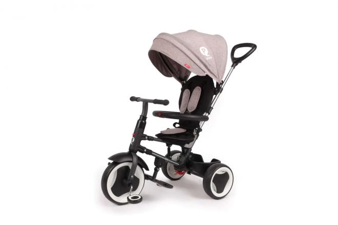 QPlay Tricycle Rito 3 in 1 - Boys and Girls - Grey - Deluxe