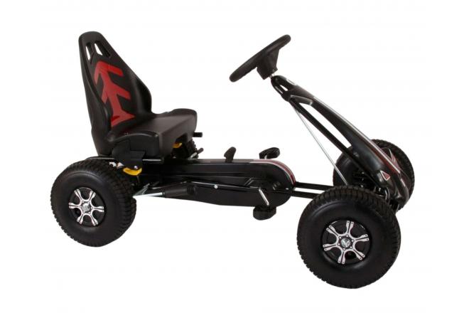 Volare Go Kart Racing Car - boys - big - pneumatic tires - black