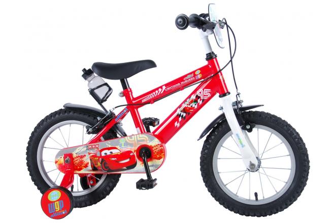 Disney Cars Children's Bicycle - Boys - 14 inch - Red - 2 handbrakes