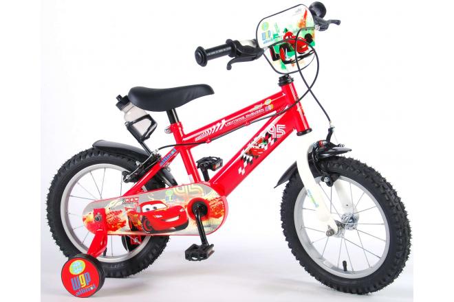 Disney Cars Children's Bicycle - Boys - 14 inch - Red - 2 handbrakes