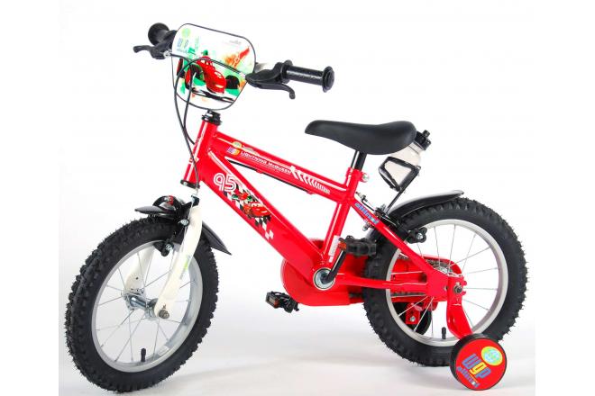 Disney Cars Children's Bicycle - Boys - 14 inch - Red - 2 handbrakes
