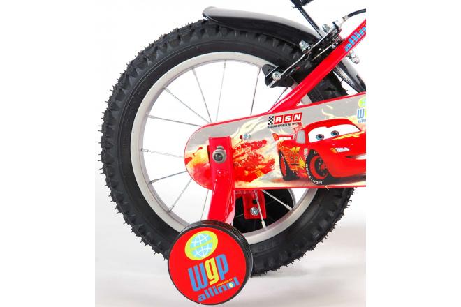 Disney Cars Children's Bicycle - Boys - 14 inch - Red - 2 handbrakes