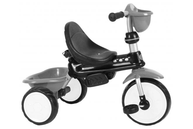 QPlay Tricycle Comfort 4 in 1 - Boys and Girls - Grey