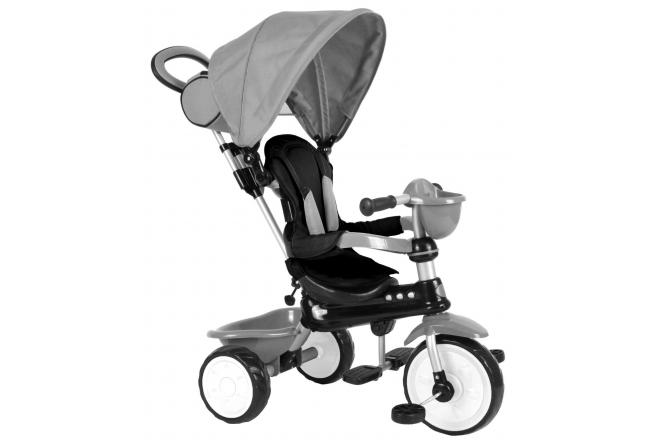 QPlay Tricycle Comfort 4 in 1 - Boys and Girls - Grey