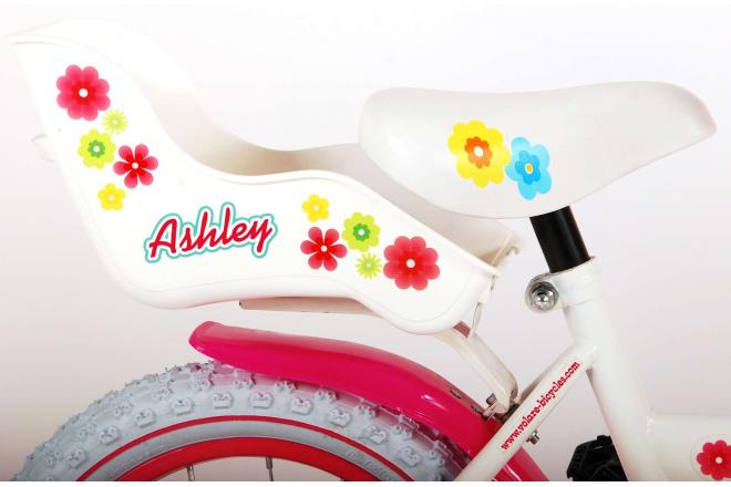 Volare Ashley Children's Bicycle - Girls - 14 inch - White - 95% assembled