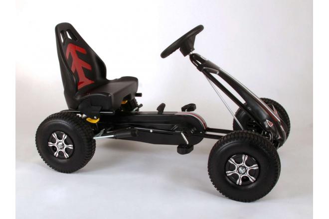 Volare Go Kart Racing Car - boys - big - pneumatic tires - black