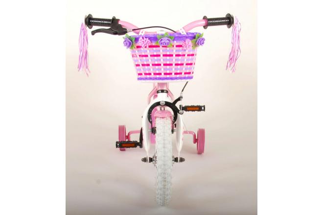 Volare Rose Children's Bicycle - Girls - 12 inch - Pink - 95% assembled